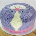 Cat - Buttercream Fur Cat Face Cake (D, V)